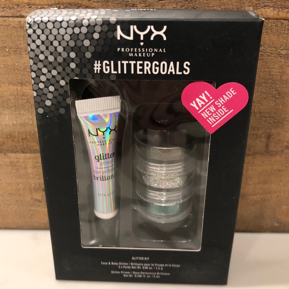NIB NYX Glitter Face & Body Kit